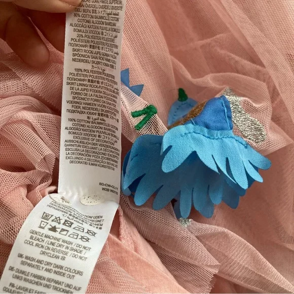 Mini Boden Red and Pink Tulle Dress - Picture 3 of 4